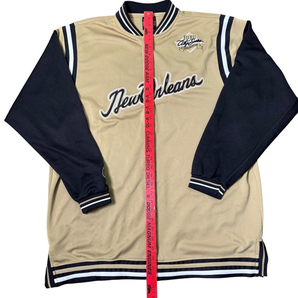 FUBU Tan and Black Bomber Jacket - Picture 5 of 7